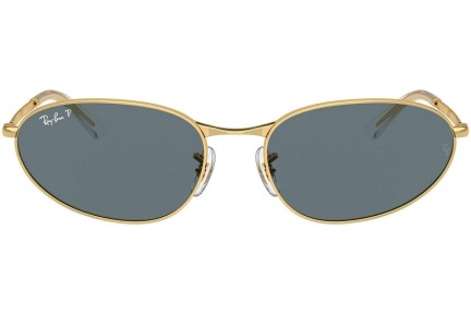 Sonnenbrille Ray-Ban RB3734 001/3R Polarized Oval Gold