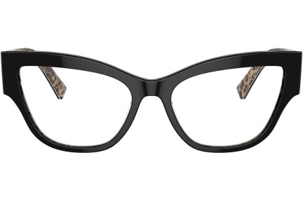 Brillen Dolce & Gabbana DG3378 3299 Cat Eye Schwarz