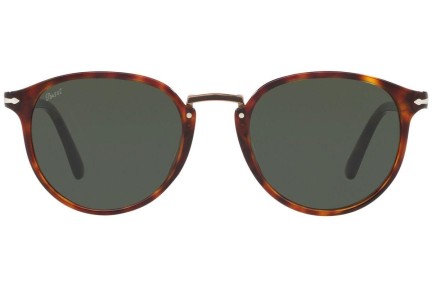 Sonnenbrille Persol Typewriter Edition PO3210S 24/31 Rund Havanna