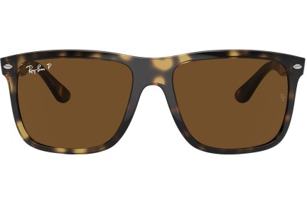 Sunglasses Ray-Ban Boyfriend Two RB4547 710/57 Polarized Quadratisch Havanna