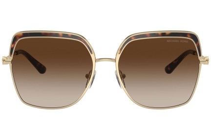 Sonnenbrille Michael Kors Greenpoint MK1141 101413 Quadratisch Gold