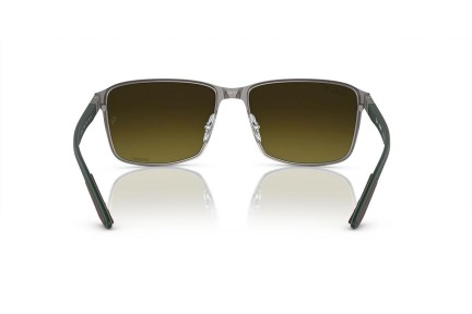 Sonnenbrille Ray-Ban Chromance Collection RB3721CH 188/6O Polarized Quadratisch Braun