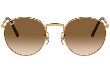 Sunglasses Ray-Ban New Round RB3637 001/51 Rund Gold