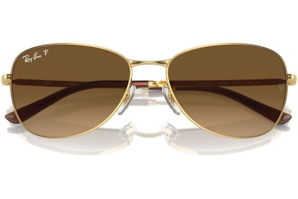 Sonnenbrille Ray-Ban RB3733 001/M2 Polarized Pilot Gold