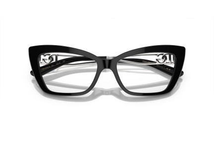 Brillen Dolce & Gabbana DG3375B 501 Cat Eye Schwarz