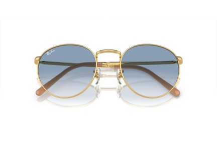 Sonnenbrille Ray-Ban New Round RB3637 001/3F Rund Gold