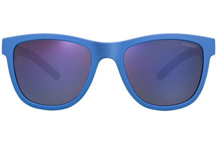 Sonnenbrille Polaroid Junior PLD8018/S ZDI/JY Polarized Quadratisch Blau