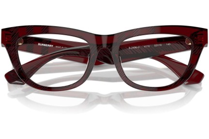 Brillen Burberry BE2406U 4115 Cat Eye Rot