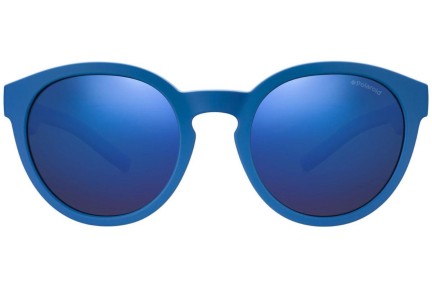 Sonnenbrille Polaroid Junior PLD8019/S ZDI/JY Polarized Rund Blau