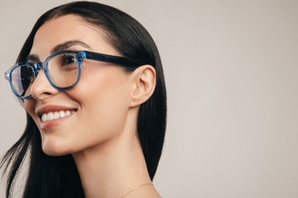 Glasses Kohe by eyerim Adam Blue Rund Blau