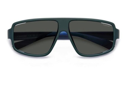 Sonnenbrille Polaroid PLD7054/S DLD/M9 Polarized Rechteck Grün