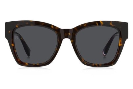 Sonnenbrille Tommy Hilfiger TH2156/S 086/IR Rechteck Havanna