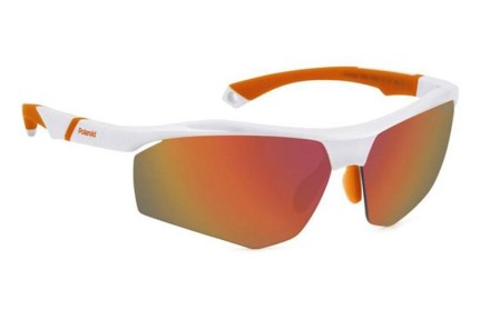 Sonnenbrille Polaroid PLD7055/S VK6/BG Polarized Rechteck Weiß