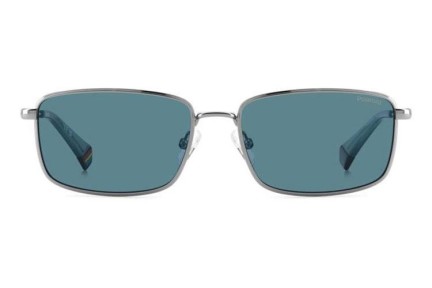 Sunglasses Polaroid PLD6227/S/X 6LB/C3 Polarized Rechteck Silber