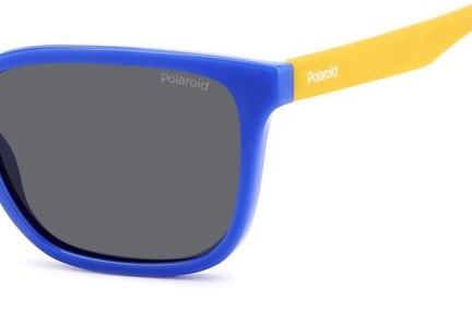 Sonnenbrille Polaroid Junior PLD8063/S DCD/M9 Polarized Rechteck Blau