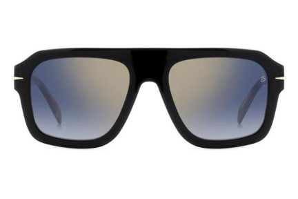 Sunglasses David Beckham DB7127/S WR7/1V Rechteck Schwarz