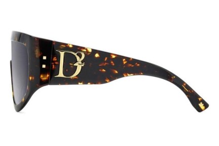 Sonnenbrille Dsquared2 D20149/S 086/9O Monoscheibe | Shield Havanna