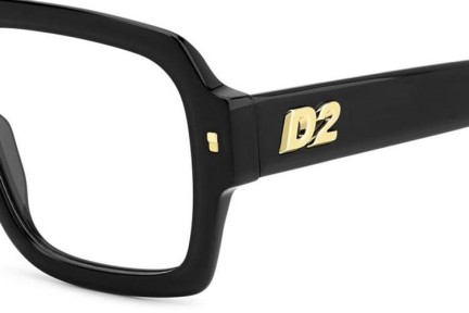 Glasses Dsquared2 D20148 807 Quadratisch Schwarz