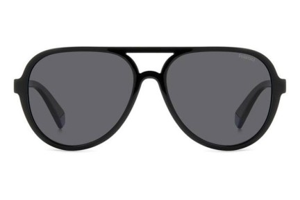 Sonnenbrille Polaroid Junior PLD8046/S/T 807/M9 Polarized Pilot Schwarz