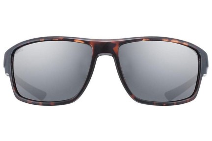 Sunglasses uvex sportstyle 230 Havana Mat S3 Rechteck Havanna