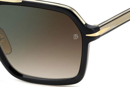 Sunglasses David Beckham DB7128/S 2M2/QY Rechteck Schwarz