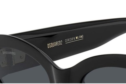 Sonnenbrille Dsquared2 D20150/G/S 807/IR Oval Schwarz