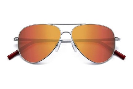 Sonnenbrille Polaroid Junior PLD8015/N GHP/OZ Polarized Pilot Silber