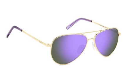 Sonnenbrille Polaroid Junior PLD8015/N HZJ/MF Polarized Pilot Gold