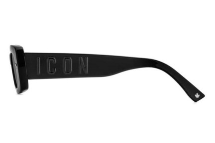 Sonnenbrille Dsquared2 ICON0020/S 807/IR Rechteck Schwarz