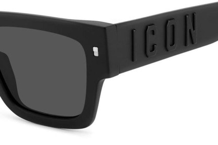 Sonnenbrille Dsquared2 ICON0021/S 003/IR Rechteck Schwarz