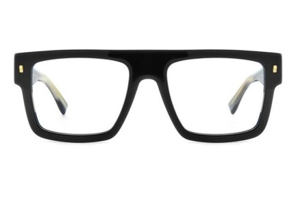 Brillen Dsquared2 D20147 37N Flat Top Schwarz