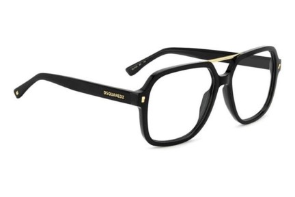 Brillen Dsquared2 D20145 807 Rechteck Schwarz