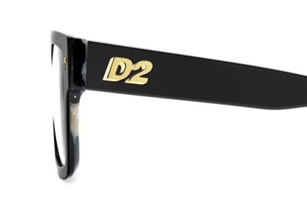 Glasses Dsquared2 D20147 37N Flat Top Schwarz