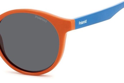 Sonnenbrille Polaroid Junior PLD8061/S L7Q/M9 Polarized Rund Orange