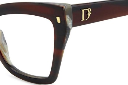 Glasses Dsquared2 D20152 K4G Cat Eye Rot