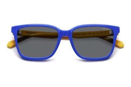 Sonnenbrille Polaroid Junior PLD8063/S DCD/M9 Polarized Rechteck Blau