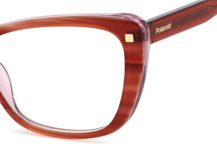 Brillen Polaroid PLDD542 8RR Cat Eye Rot