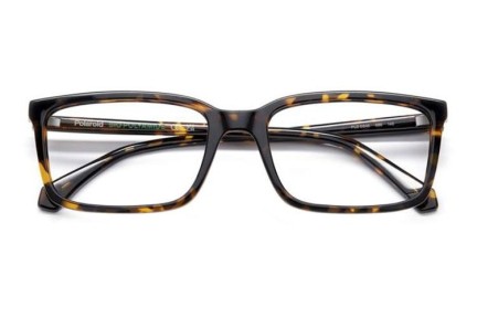 Glasses Polaroid PLDD546 086 Rechteck Havanna