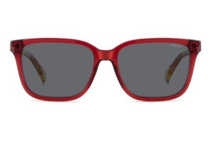 Sonnenbrille Polaroid Junior PLD8063/S AHY/M9 Polarized Rechteck Rot