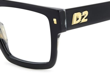 Glasses Dsquared2 D20147 37N Flat Top Schwarz