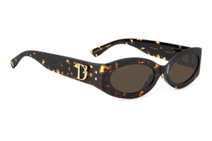 Sunglasses Dsquared2 D20150/G/S 086/70 Oval Havanna