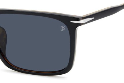 Sunglasses David Beckham DB1163/F/S 05K/KU Rechteck Schwarz