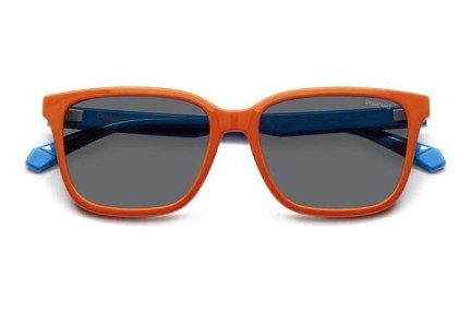 Sonnenbrille Polaroid Junior PLD8063/S L7Q/M9 Polarized Rechteck Orange