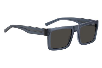 Sonnenbrille HUGO HG1314/S PJP/IR Flat Top Blau