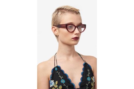 Glasses Etro ETRO0018 2LF Cat Eye Rot