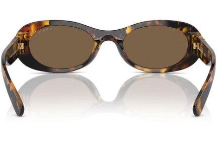 Sonnenbrille Miu Miu MU06ZS VAU06B Oval Havanna