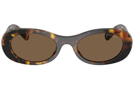 Sonnenbrille Miu Miu MU06ZS VAU06B Oval Havanna