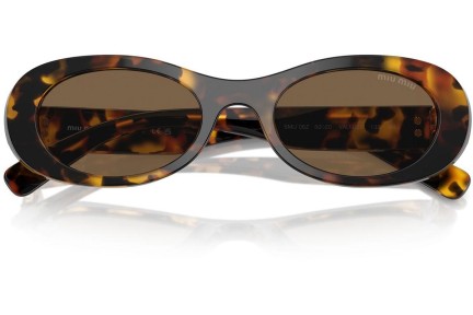 Sonnenbrille Miu Miu MU06ZS VAU06B Oval Havanna