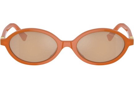 Sonnenbrille Miu Miu MU04ZS 11V40D Oval Orange