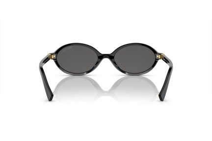 Sonnenbrille Miu Miu MU04ZS 1AB5S0 Oval Schwarz